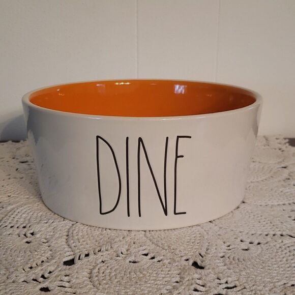 Rae Dunn Other - EUC Rae Dunn Pet Bowl / Pet Dish - "DINE"